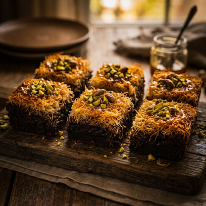 Jovira Pistachio Kunafa Luxe Brownie