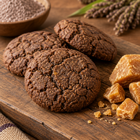 Jovira Ragi Power Cookies – Jaggery Sweetened